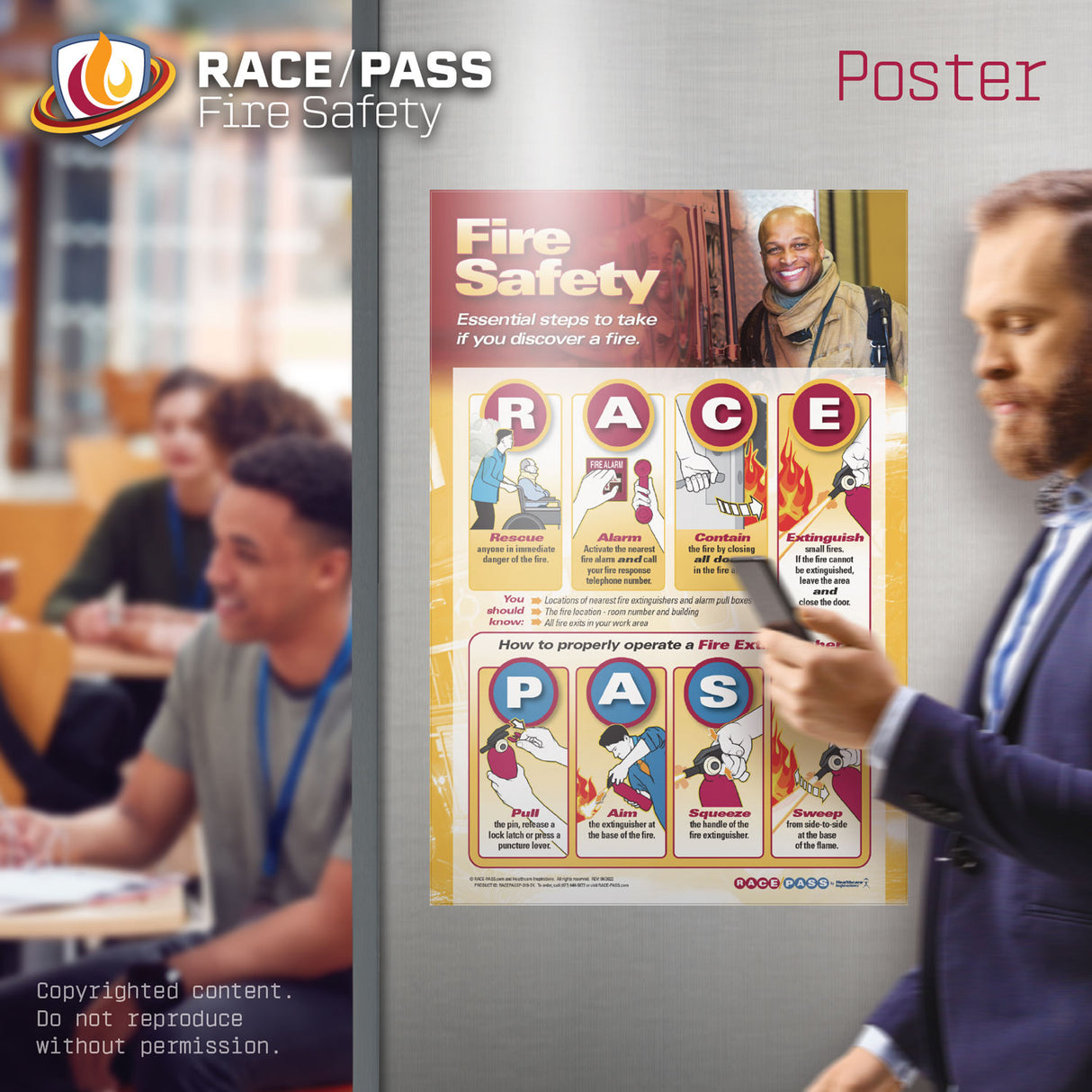 RACE/PASS Fire Safety Poster