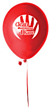 14" Red Latex Balloon