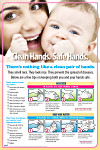 Clean Hands are Caring Hands Poster