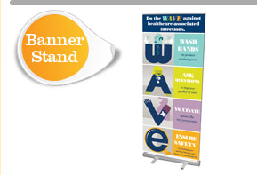 Wave Campaign Banner Stand