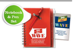 Wave Campaign Notebook & Pen Set