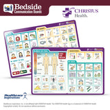 bedside communication board, patient communication board, hospital communication tool, non verbal patient communication, dry erase communication board, bedside patient aid, augmentative communication board, healthcare communication tool, ICU communication board, ventilator patient communication, stroke patient communication board, hospital bedside signage, patient care communication aid, nurse patient communication, healthcare dry erase board, patient needs board, communication board for hospitals, bedside 