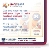 RACE/PASS Fire Safety Poster