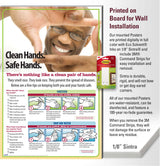 Clean Hands are Safe Hands Poster Design 405