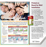 Clean Hands are Safe Hands Poster Design 408