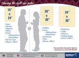 Choosing the right size poster