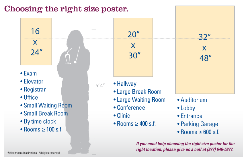 normal poster size