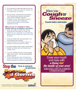 Cover Your Cough Brochure (Stock Brochure)