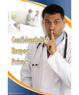20 x 30" Design 5: Confidentiality/Caring Poster